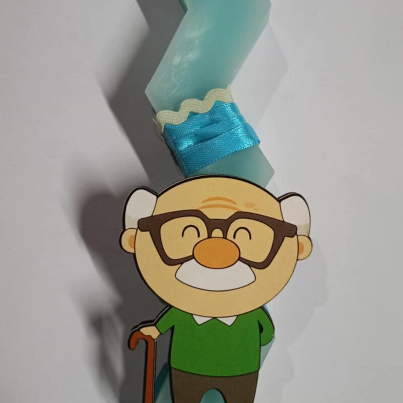 Χειροποίητη αρωματική λαμπάδα με παππού