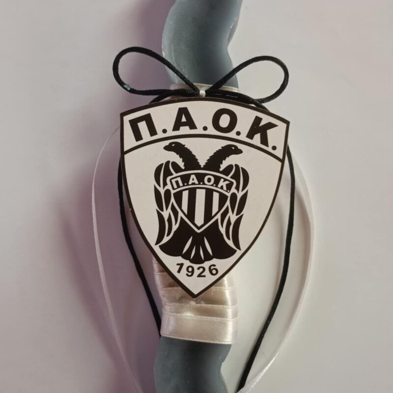 Χειροποίητη αρωματική λαμπάδα ΠΑΟΚ