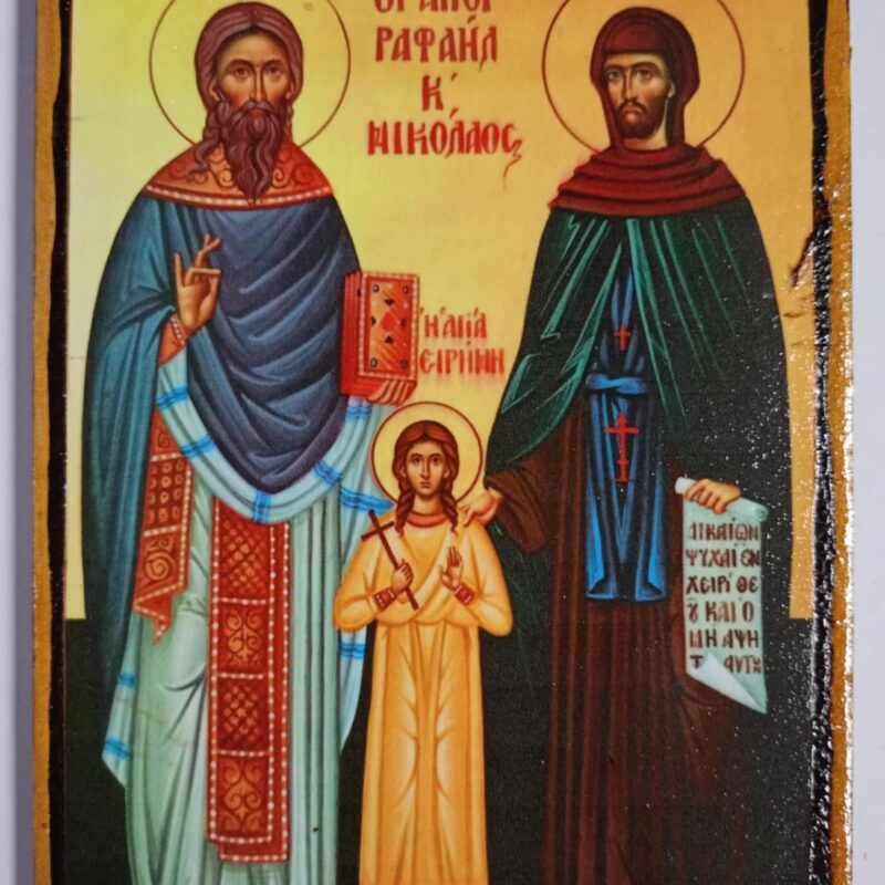 Άγιος Ραφαήλ, Αγία Ειρήνη, Άγιος Νικόλαος